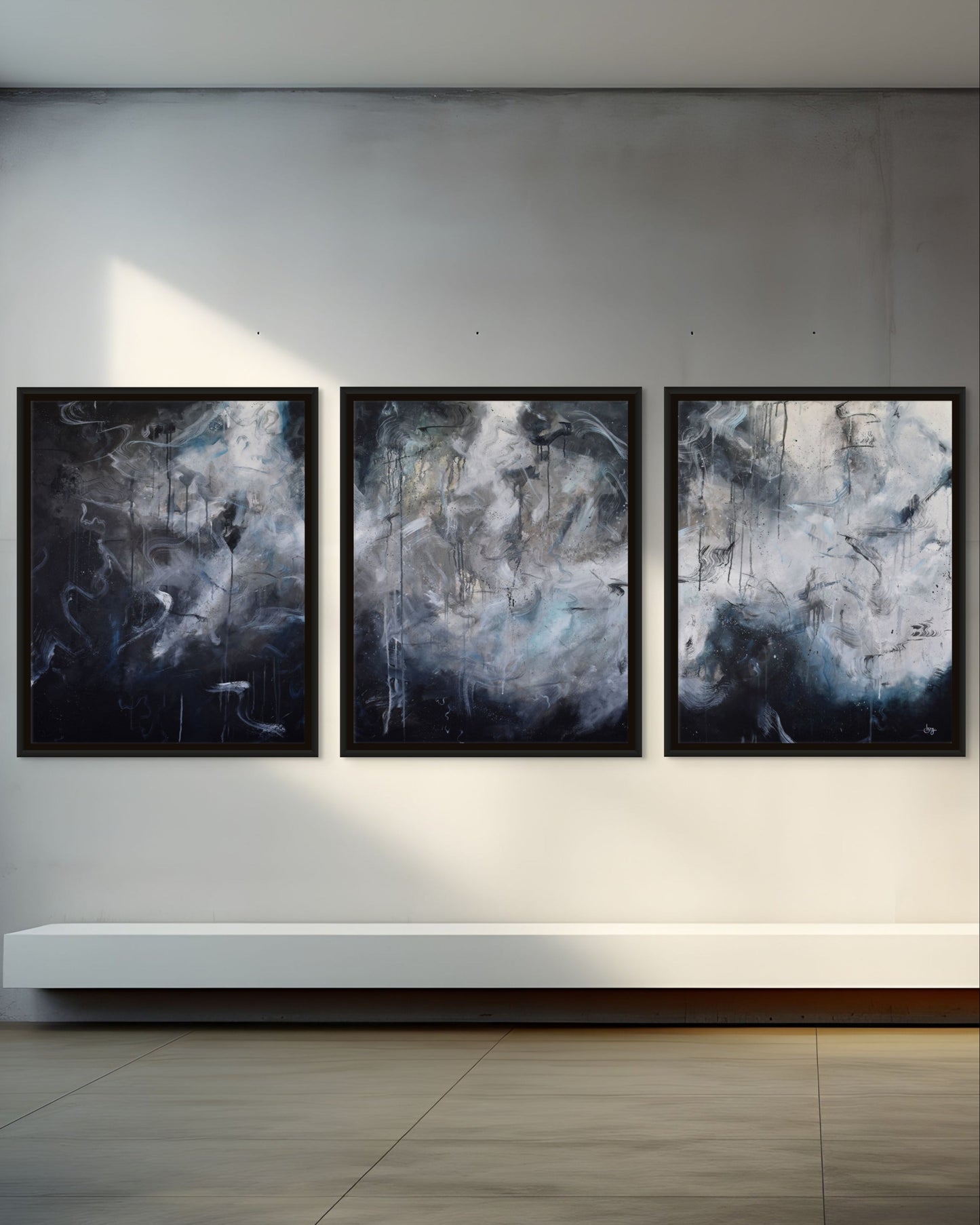 'Tide of Echoes' Original Triptych