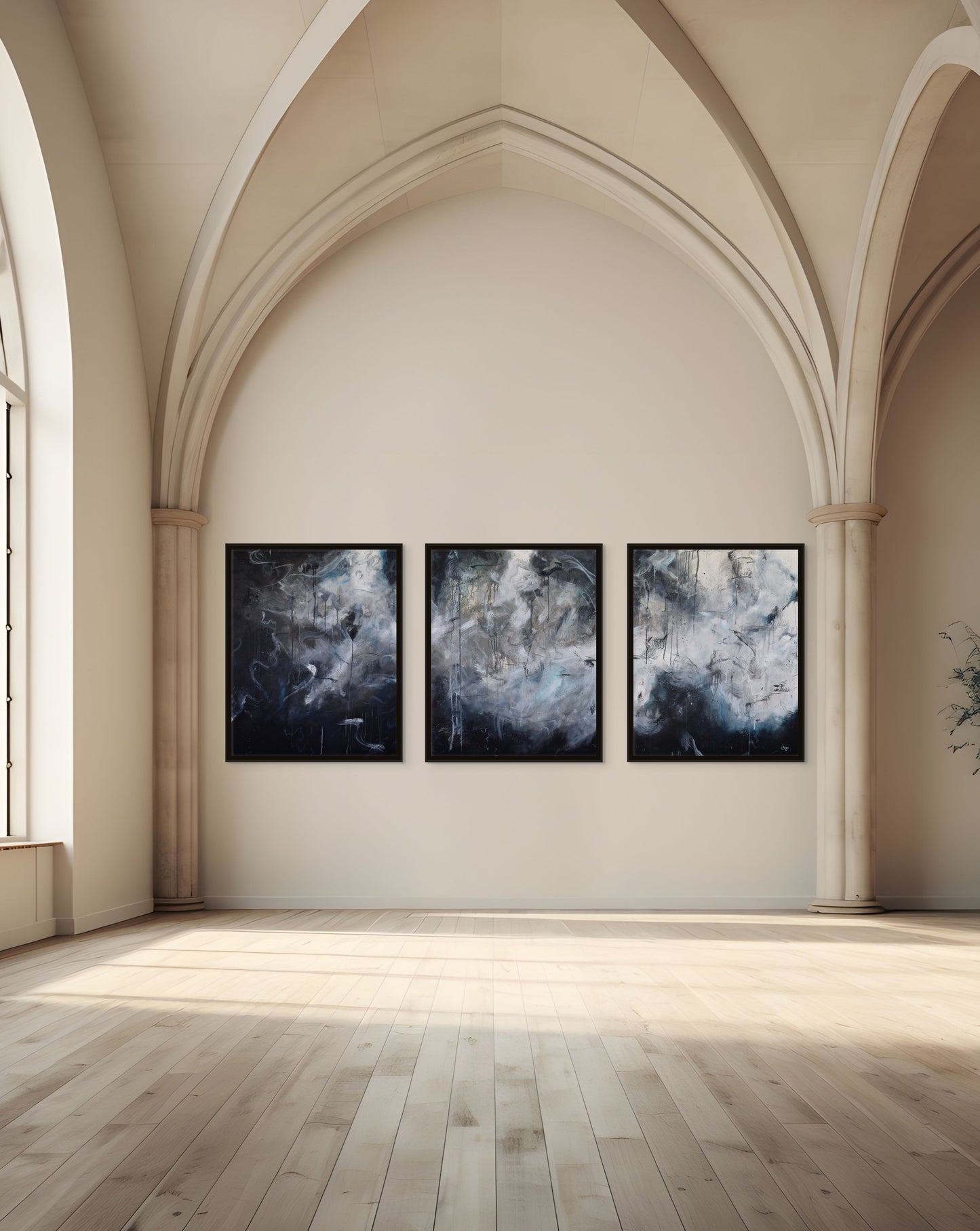 'Tide of Echoes' Original Triptych