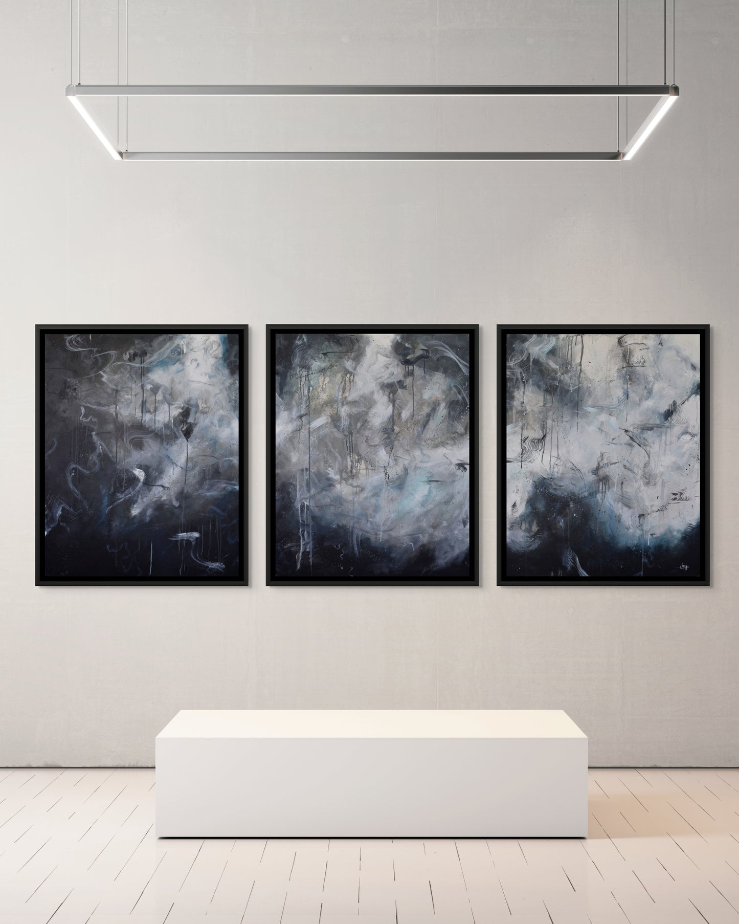 'Tide of Echoes' Original Triptych