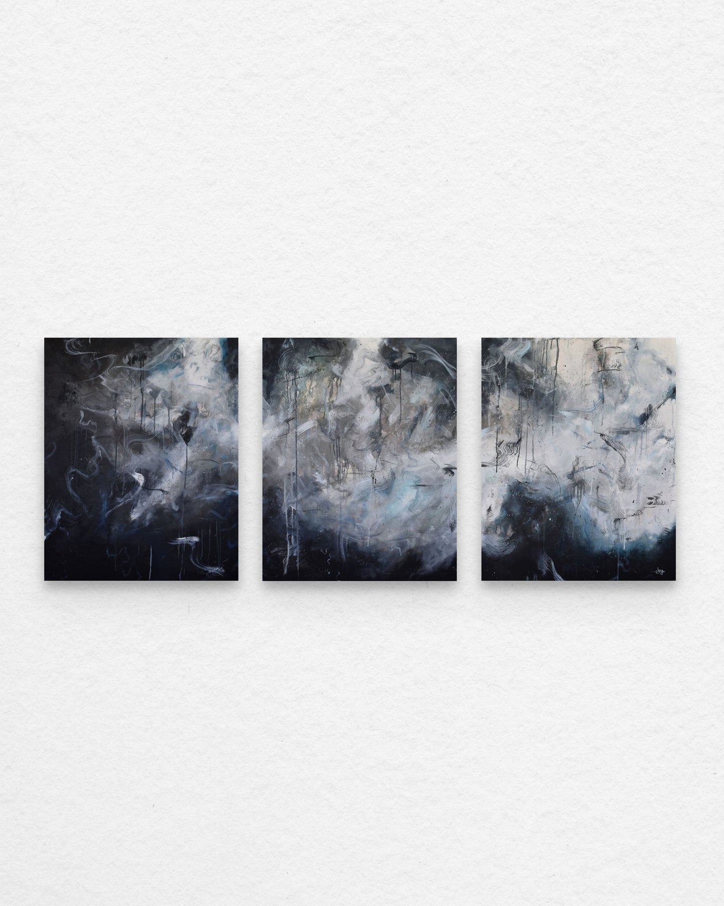 'Tide of Echoes' Original Triptych