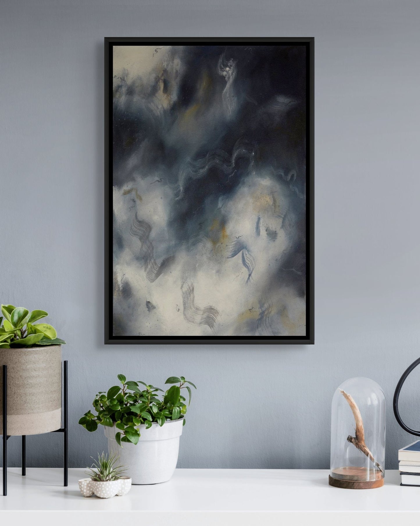 "Seafoam Florette" Original Painting