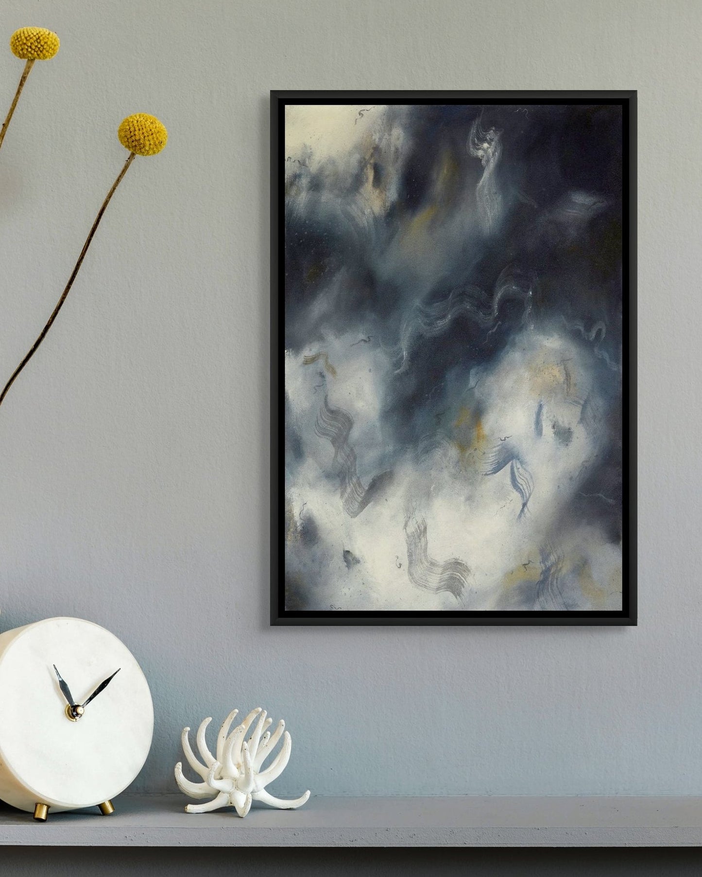 "Seafoam Florette" Original Painting