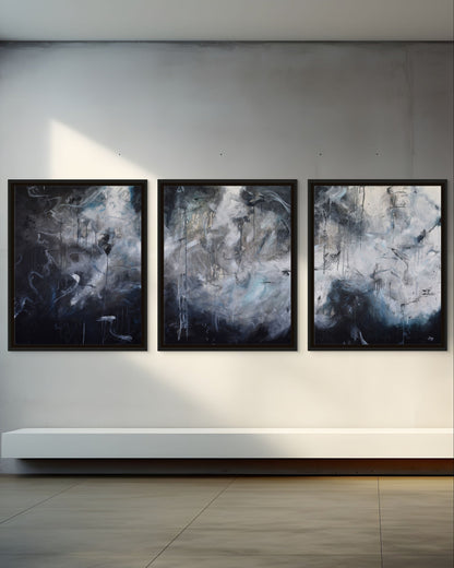'Tide of Echoes' Original Triptych