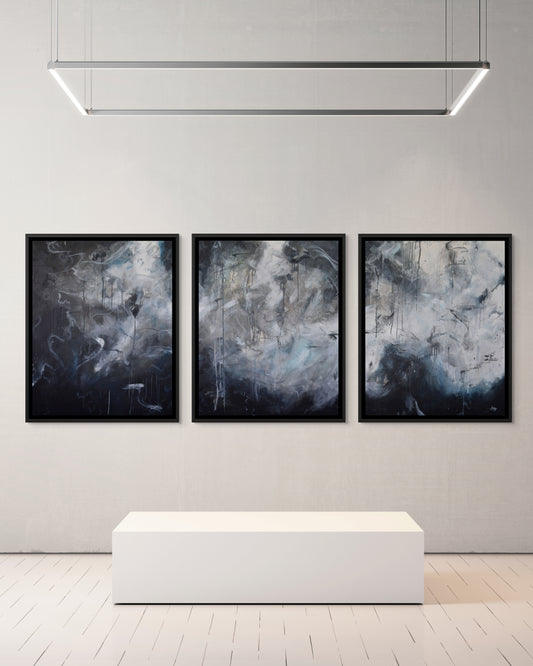 'Tide of Echoes' Original Triptych