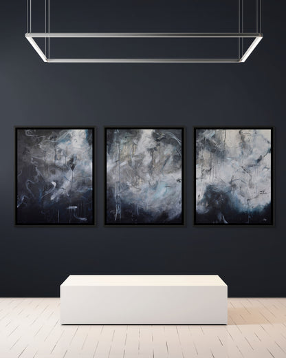 'Tide of Echoes' Original Triptych