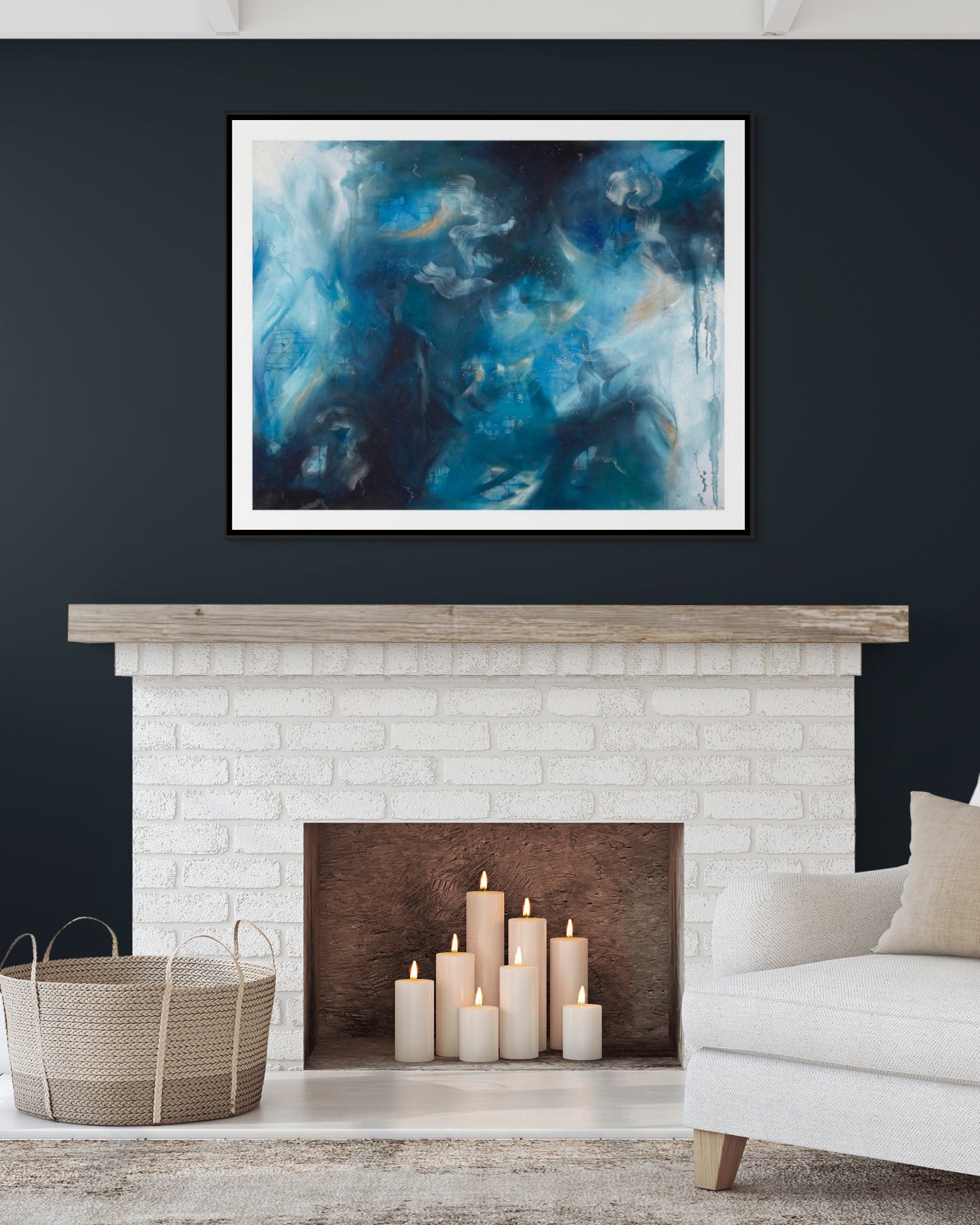 "Sapphire Iris" Fine Art Print