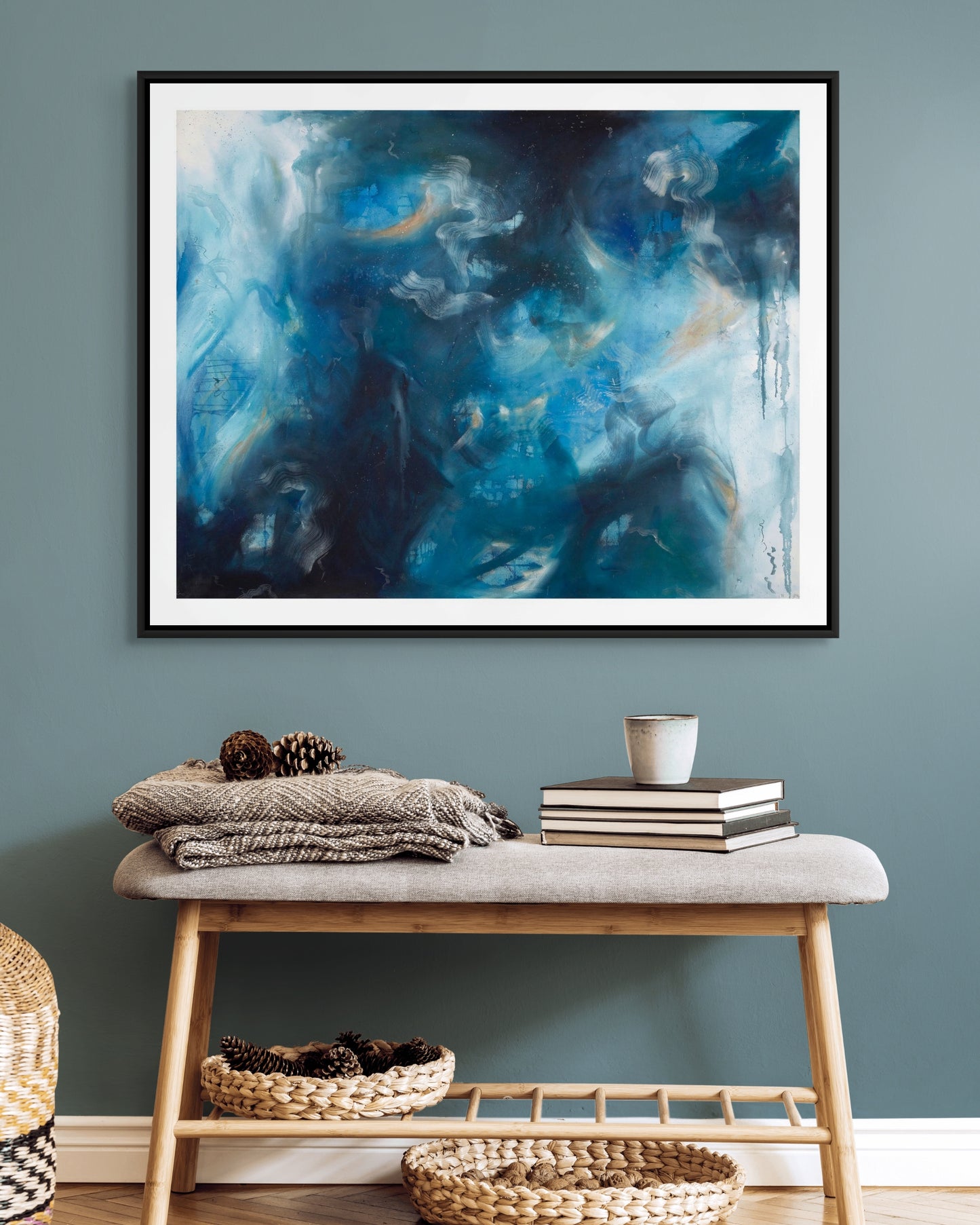 "Sapphire Iris" Fine Art Print