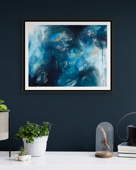 "Sapphire Iris" Fine Art Print