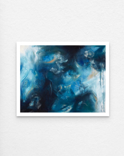 "Sapphire Iris" Fine Art Print