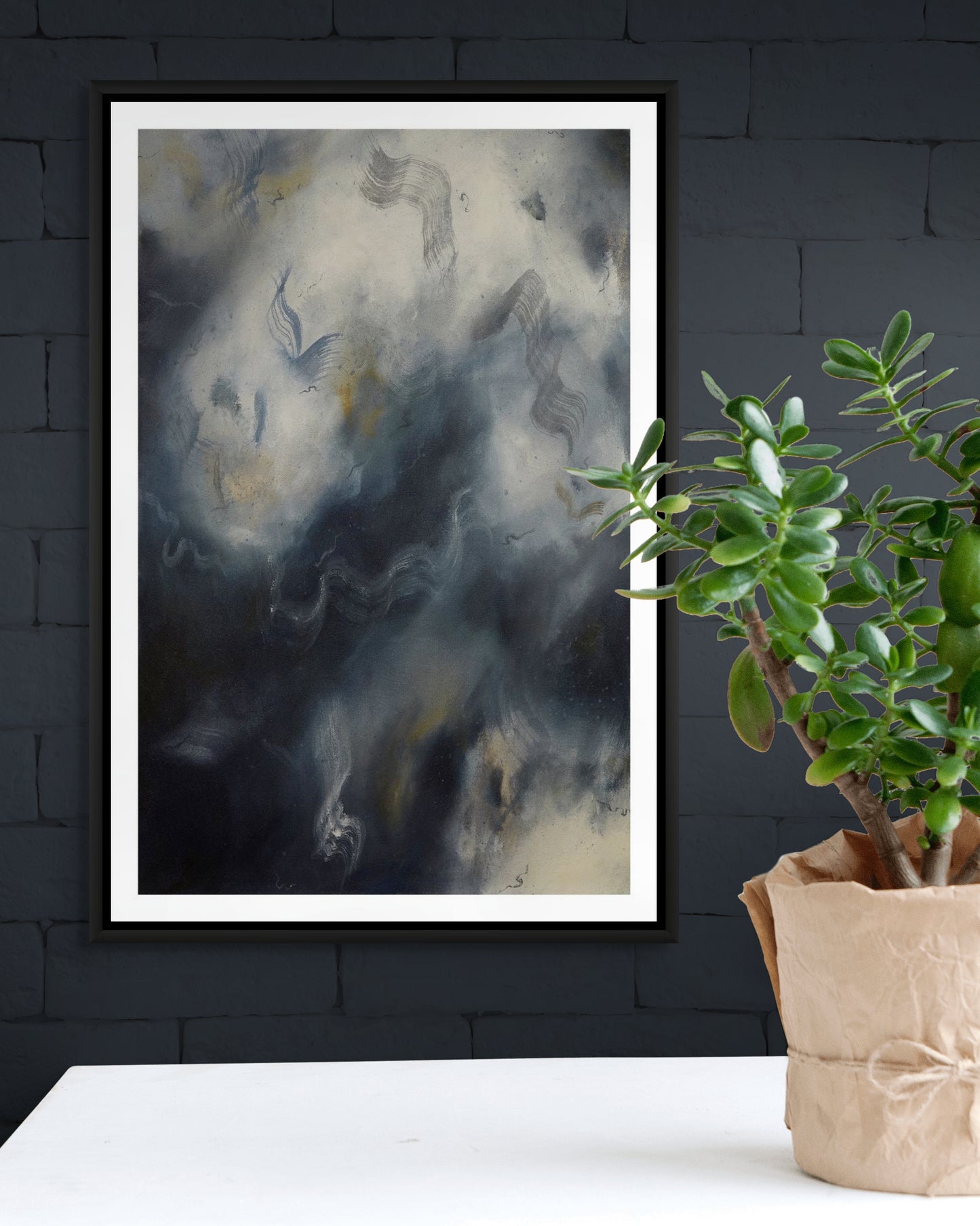 "Seafoam Florette" Fine Art Print